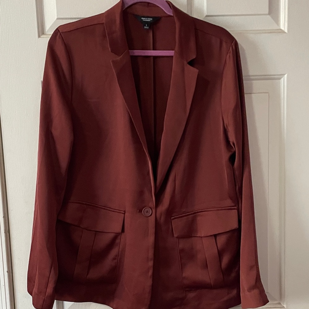 SIMPLY VERA BLAZER RUST - Picture 4 of 6